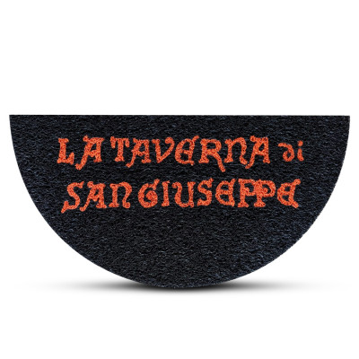 zerbino personalizzato in pvc mezzaluna