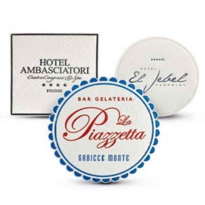 sottobicchieri personalizzati hotel