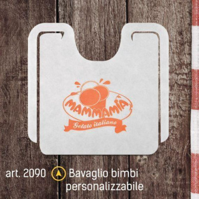 BAVAGLIO DA BAMBINO   tnt personalizzabile