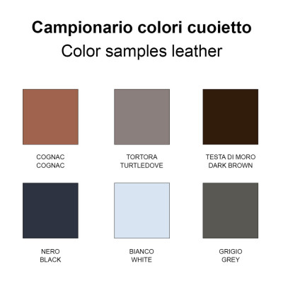 cinghia in cuoio colori