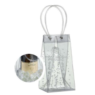 WINE BAG personalizzata   trasparente con taschina