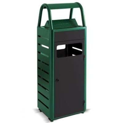 POSACENERE GETTACARTE 29 LT   verde e grigio