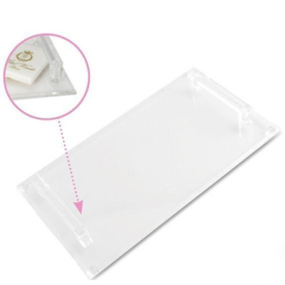 VASSOIETTO SET CORTESIA   plexiglas con manici