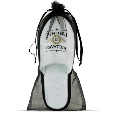 sacchetto ciabattine nero