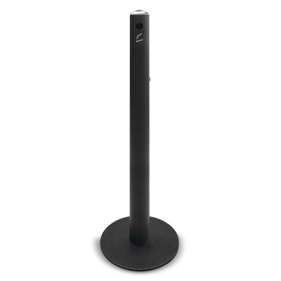POSACENERE A COLONNA   metallo nero