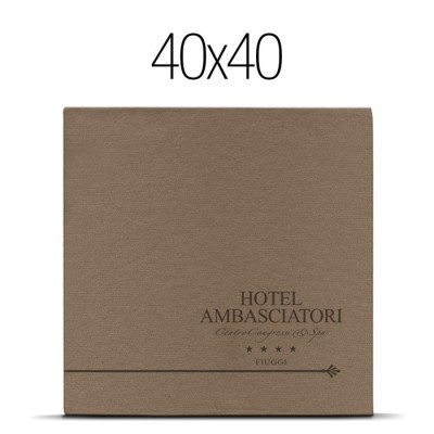 TOVAGLIOLO PERSONALIZZABILE   carta a secco colorata 40x40