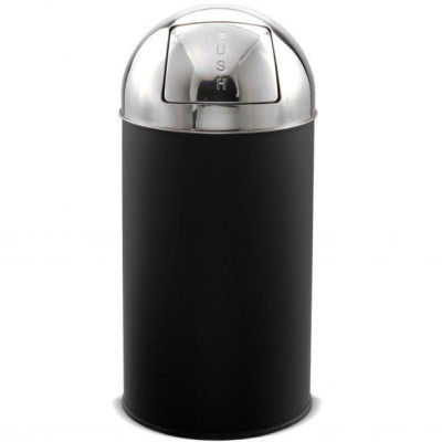 GETTACARTE PUSH   nero coperchio inox