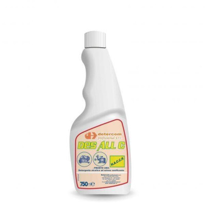 DETERGENTE SANITIZZANTE   a base di alcool "des all c"