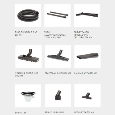 accessori aspirapolvere professionale detercom