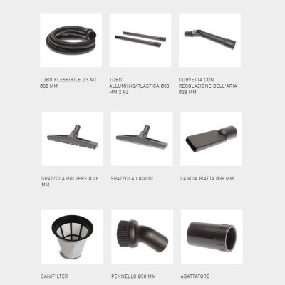 accessori aspirapolvere professionale detercom