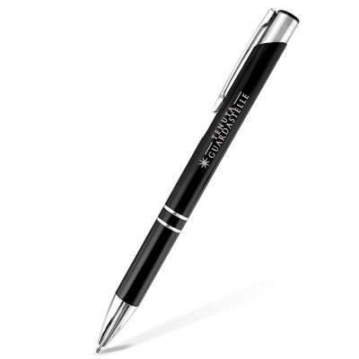 penna lusso metallo personalizzata nera