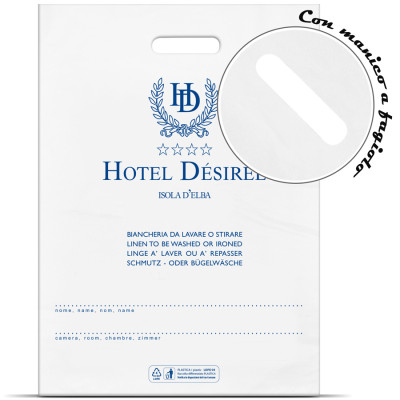 sacco biancheria hotel personalizzabile