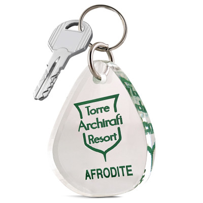 portachiavi plexiglass personalizzato