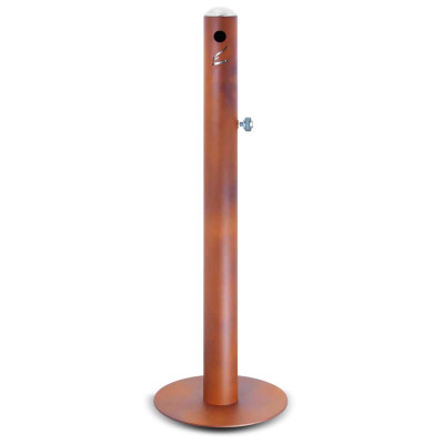 POSACENERE A COLONNA   metallo corten