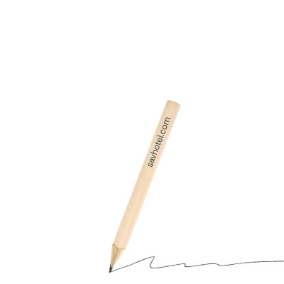 matita corta tonda personalizzata