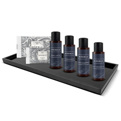 VASSOIETTO SET CORTESIA   plastica nera