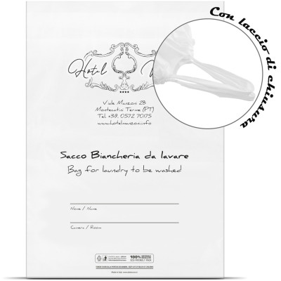 sacco biancheria con laccio personalizzato