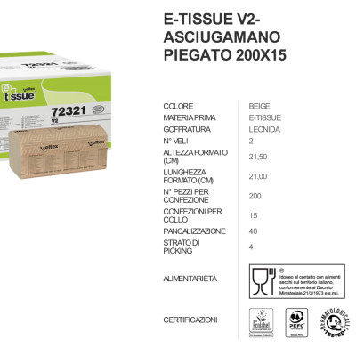 asciugamani intercalati avana ecologici