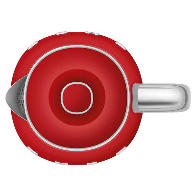 mini bollitore rosso lucido alto