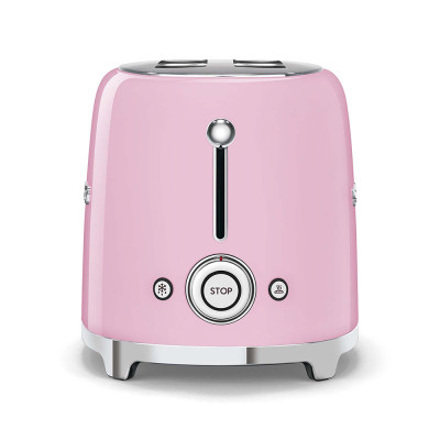 tostapane 2x2 rosa lucido frontale
