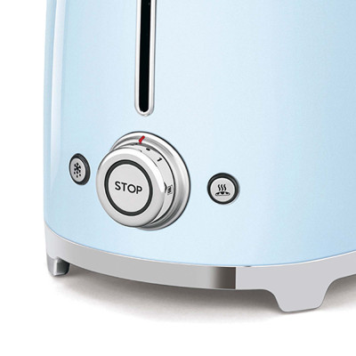 tostapane 4x2 azzurro lucido manopola