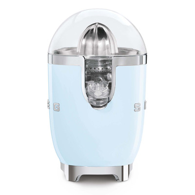 spremiagrumi azzurro lucido frontale