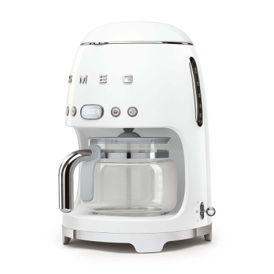 macchina caffe con filtro caraffa bianco lucido