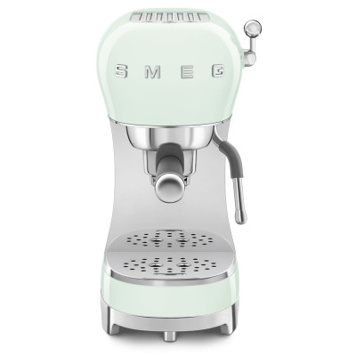 macchina caffe espresso manuale verde lucido frontale