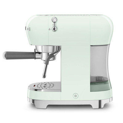 macchina caffe espresso manuale verde lucido laterale
