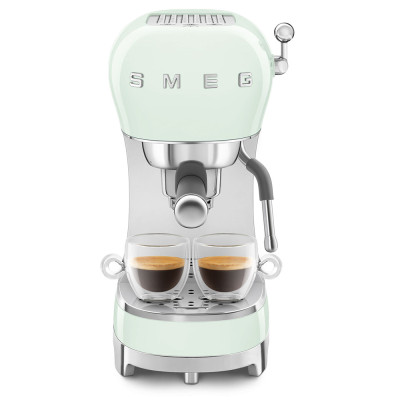 macchina caffe espresso manuale verde lucido uso
