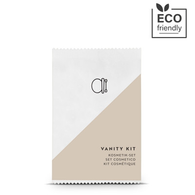 vanity set ecologico per hotel