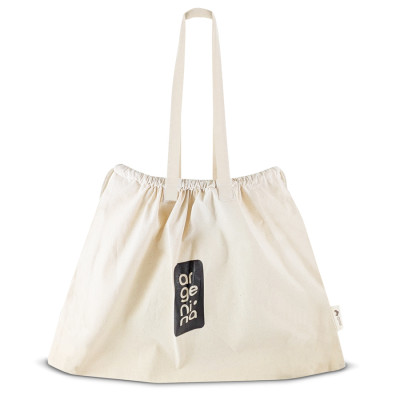borsa shopper personalizzabile con chiusura con coulisse