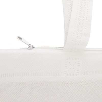 borsa shopper finiture cucite e zip
