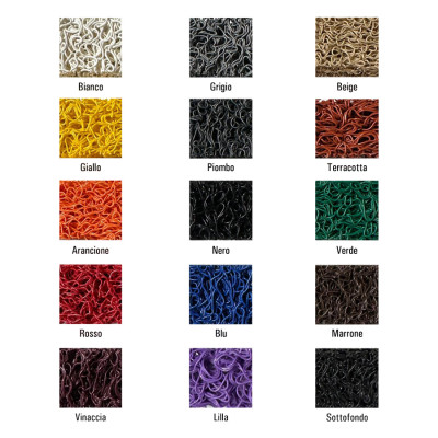 zerbino viniltreccia colori disponibili