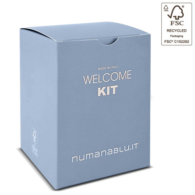 kit cortesia personalizzabile cartoncinco bianco fsc