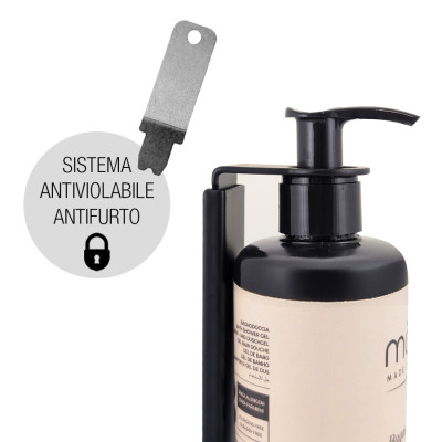 supporto dispenser sistema antiviolabile