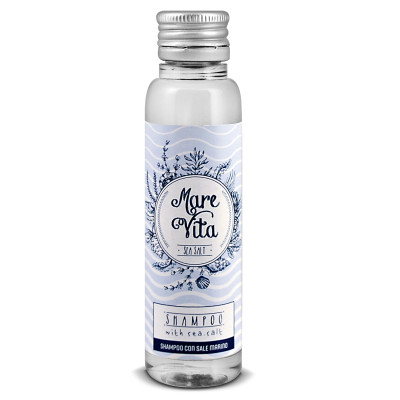 shampoo flacone 35 ml al sale marino