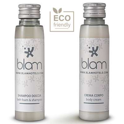 flacone eco-friendly linea cortesia hotel personalizzata