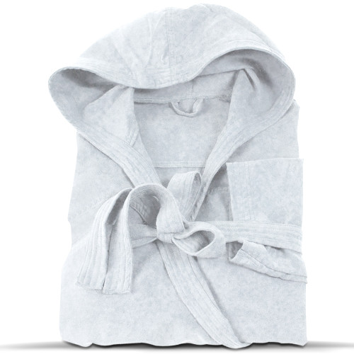 accappatoio microfibra bianco hotel spa 