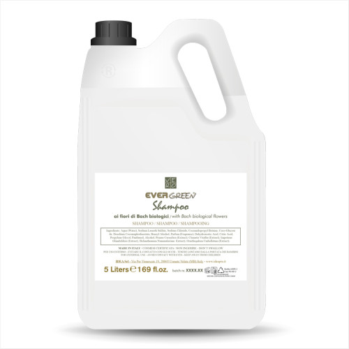 Shampoo ai fiori di bach evergreen tanica refil