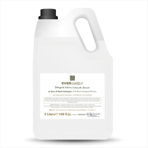 Detergente intimo ai fiori di bach evergreen tanica refil