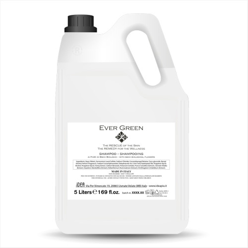 Shampoo ai fiori di bach evergreen vip tanica refil