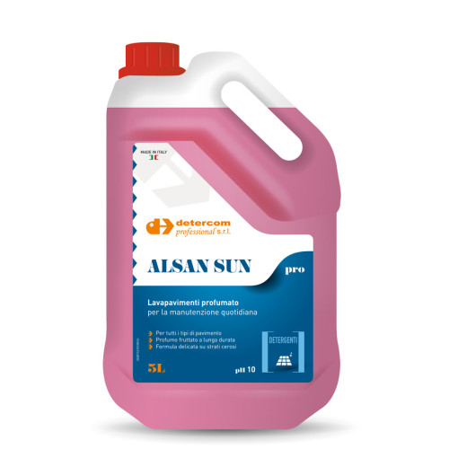 detergente pavimenti profumo fruttato detercom alsan sun