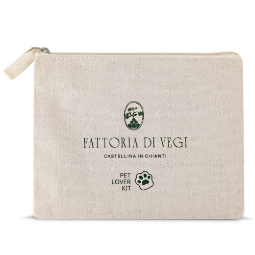 pochette in cotone personalizzato per kit cortesia e welcome kit