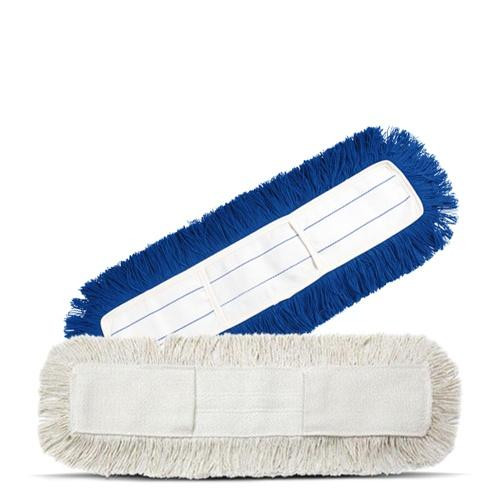 ricambio frange   in cotone bianco oppure blu