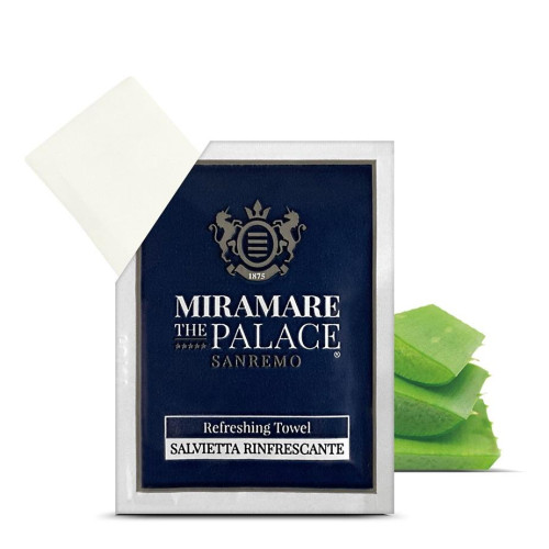 salvietta aloe bustina personalizzata