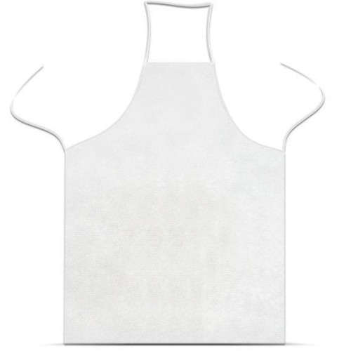 grembiule tnt  monouso bianco neutro
