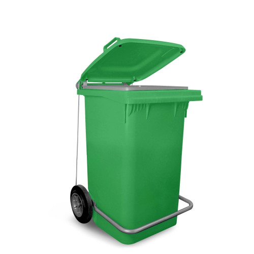 pattumiera 80 lt   plastica verde