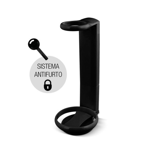 supporto nero dispenser bagnodoccia hotel