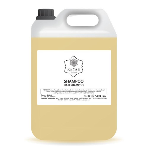 produzione tanica shampoo argan reyah detercom